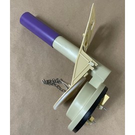 Toto Three inch One Piece Toilet Flush Valve Assembly Replacement by NuFlush (Flush Valve With Overflow Extension)