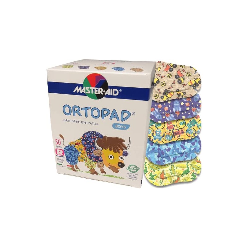 Ortopad Boys Eye Patches, 1 Pack of 50 Patches (Junior)