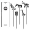 Homestia Cocktail Toothpicks Stainless Steel Animal Fancy Picks Reusable Garnish