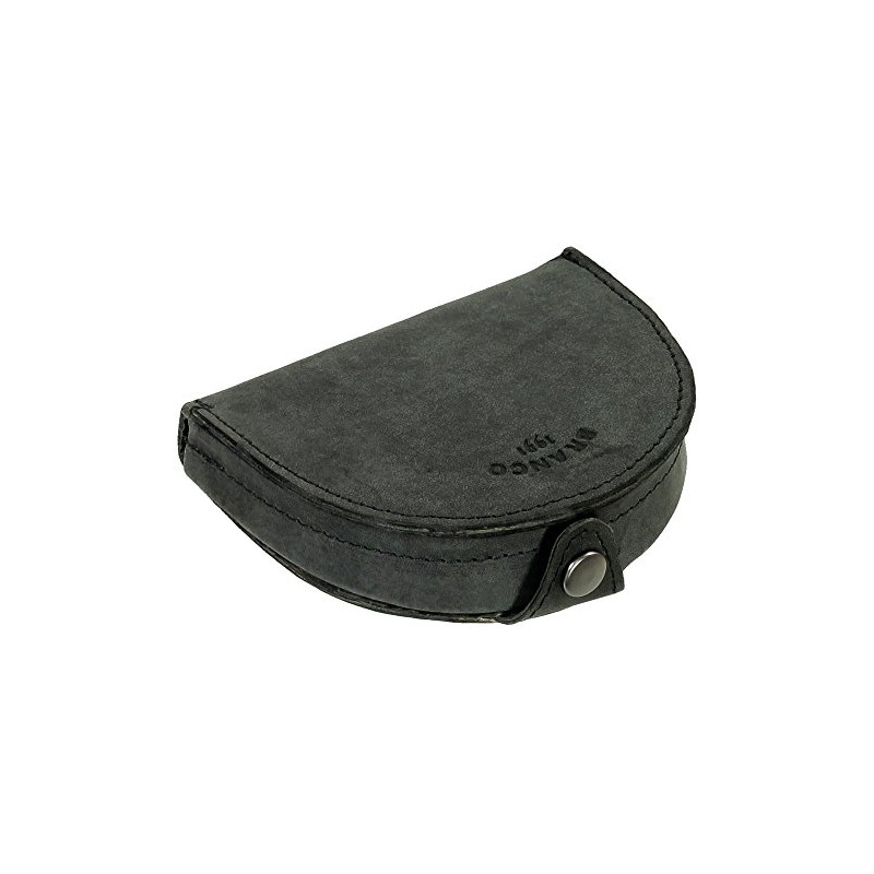 Leather Men's Schütter Coins Wallet Purse Pouring Wallet Purse Cut