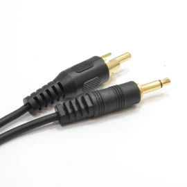 kenable 3.5mm Mono Jack Plug To Single RCA Phono Plug Cable 1.2m Gold [1.2 metres]