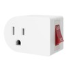 Oviitech 4 Pack Grounded Outlet Wall Tap Adapter with On/Off