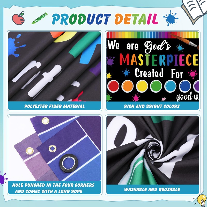 SmoothNovelty Classroom Welcome Bulletin Board Decoration We are God's Masterpiece