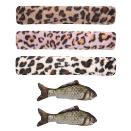 TVSVKWE 5 Pieces Of Cat Toys, Cat Supplies, Cat Plush Toys, Creative Cat Toys, Cat Indoor Toys.