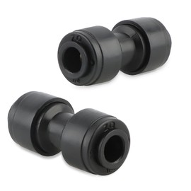 Kalolary 30PCS Quick Connect 1/4" Drip Irrigation Coupling Connectors, Universal Straights Fitting for 1/4 Inch Irrigation Tubing, Leak Free Fittings for Drip Irrigation System