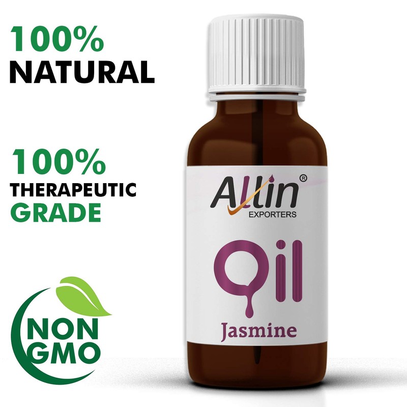 Allin Exporters Jasmine Oil - 100% Pure, Natural & Undiluted