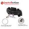 GTINTHEBOX 2PCS Clear Lens Tailgate Reverse Backup Lights Lamps for