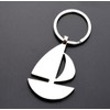 Sportigo ® Sailing Boat Keyring in Silver / Ship Boat