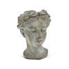 Abbott Collection Goddess Head Planter - Extra Small Cement Indoor