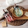 Amolliar Mason Jar Liquid Soap Dispenser Lid, Copper 2 Pack,