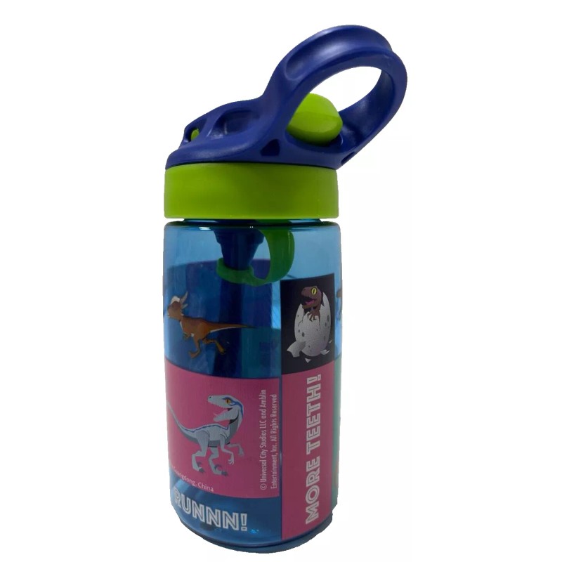 Zak Designs JURASSIC WORLD JURASSIC PARK Cute Youth Water Bottle,