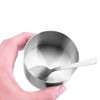 Arswin Sugar Container with Lid and Spoon,Spice Jars,Stainless Steel 12