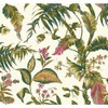 York Wallcoverings Tropics Fiji Garden Removable Wallpaper, White/Teal/Aqua/Pink/Magenta/Yellow/Green