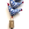 Mango Gifts Prosperity Hens Indigo Fair Trade 40 inches India