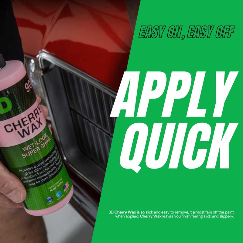 3D Cherry Wax – Liquid Carnauba Show Car Wax with