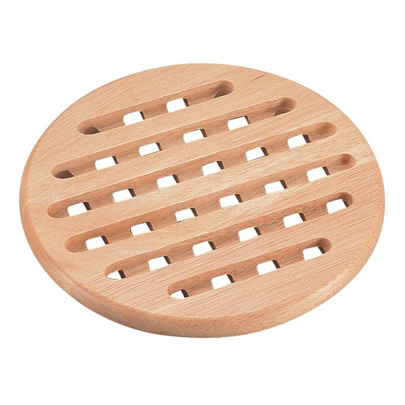 Pearl Metal Wakoat Trading Wooden Pot Trivet Round Outer Diameter