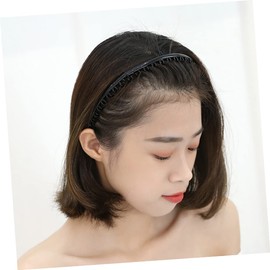 Vaguelly 4pcs Retro Slip Hair Hoops for Women Comfortable Headbands for Face Washing Makeup and Daily Wear Includes Black and Tawny Branch Garland Styles