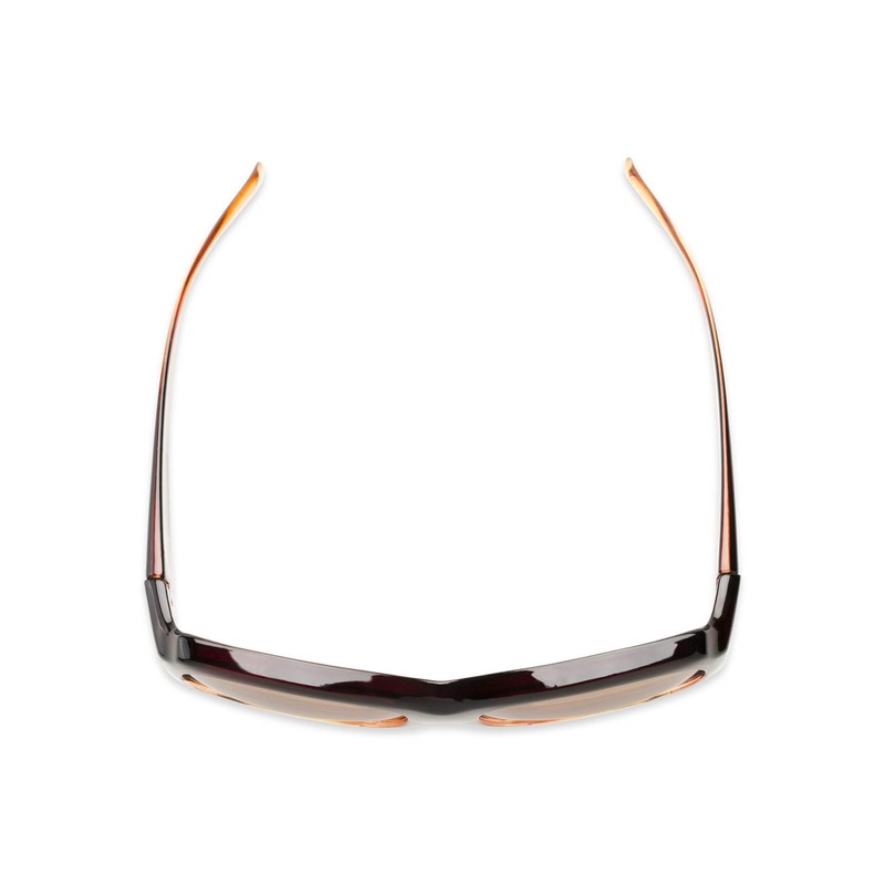 Solar Shield Polarized Fits over Santa Monica Rectangular Sunglasses CRML