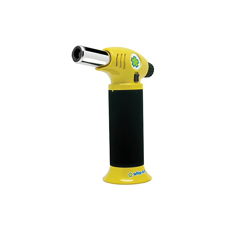 Whip-It! Ion Torch - Yellow & Black. Butane Torch Lighter,