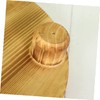 WOONEKY Desktop Storage Base Flowerpot Holders Wood Pedestal Flower Pot
