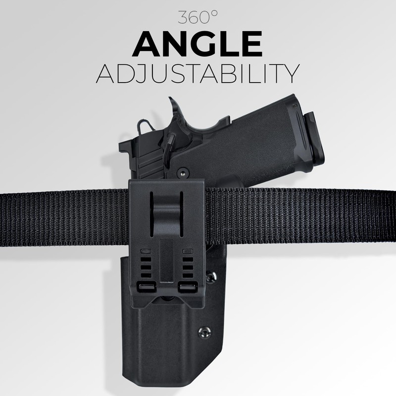 OWB Quick Release IDPA Holster fits Stealth Arms 1911 Platypus