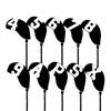 TSUCIA Golf Iron Covers with Color Count Headcovers Set of