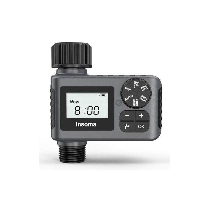 Programmable Garden Hose Faucet Timer with Rain Delay