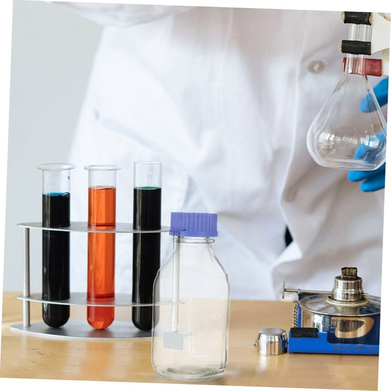 ABOOFAN 2pcs Reagent Bottles with Calibration Sample Sealing Containers Chemistry