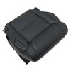 FZJDSD Black Driver & Passenger Side Bottom Microfiber Leather Replacement