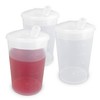 Plastic Beaker with Drinking Lid - Pack of 3 |
