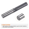 sourcing map Carbide Chucking Reamer 0.37"(9.4mm) Dia Straight Flute Straight