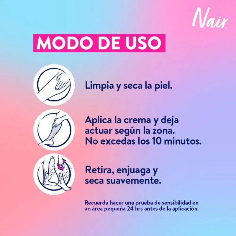 Crema Depiladora Corporal Piel Sensible 150 Ml Nair Sensible