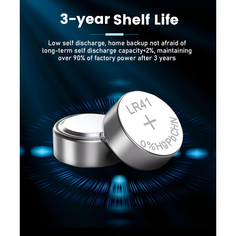 YKM 40 Pack LR41 Button Batteries AG3 LR41 L736f L736c