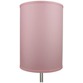 FenchelShades.com 12" Diameter x 17" Height Drum Lampshade Retro Rustic Vintage Hardback USA Made (Peony)