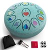 Rain Drum for Outside Garden, Steel Tongue Drum 6.8 Inch