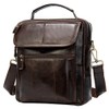 Leather Business Messenger Bag Shoulder Handbag for Men Travel Outdoor