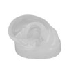 TYTOGE Clear Silicone Ear Model with Black Display Rack Soft