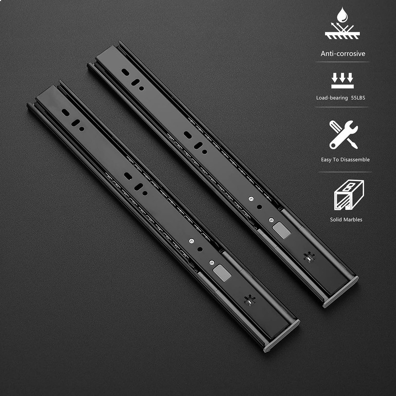 Ravinte 14 Inch Soft Close Drawer Slides 1 Pairs 2