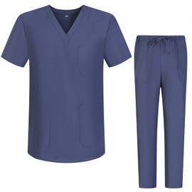 Misemiya Unisex Medical Uniform, Grey 68