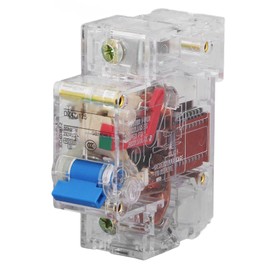 Circuit Breaker Transparent 1P Sensitive Operation ABS Circuit Breaker 230V 400V
