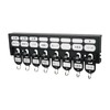 Carl Office Equipment Magnetic Key Hanger, Key Hook, Plastic, Black,