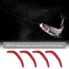 EMSea 200PCS Artificial Earthworm Fishy Smell Biomimetic Fishing Lure Soft