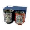 有田 Hasami of Fong Kilns, 11th Owl Pair Tea Bowls