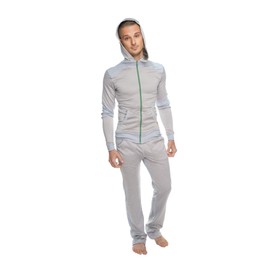 4-rth Winter-Collection Mid-Weight Luxury-Fleece Track & Lounge Hoodie (Small, Stainless Steel Gray)