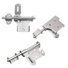2 pieces stainless steel slide bolt lock, gate latch, sliding