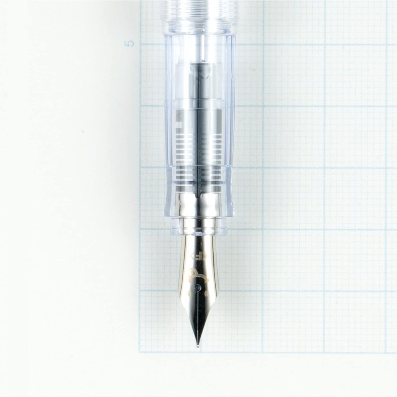 GreetingLife RYZ-957 Coco-chan Kakuno Fountain Pen, Clear