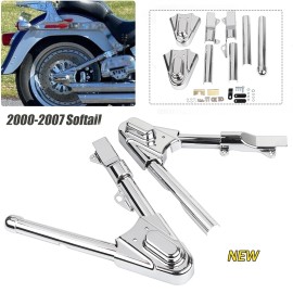 Unbranded Rear Phantom Swingarm Axle Cover For Harley Heritage Softail Classic FLSTC 00-07