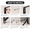 HOME MASTER HARDWARE Heavy Duty Closet Shelf Rod Brackets, Wall