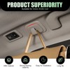 SLIMI 2 PCS Car Clothes Hooks, Locking Design Swivel Mounted