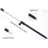 2 Phoxinus Bank Sticks for Fishing. Black, Lightweight, Adjustable 30cm